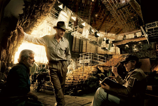 Harrisson Ford, Georges Lucas et Steven Spielberg